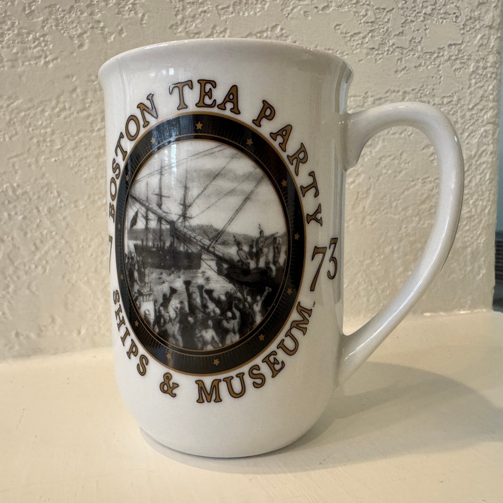 Boston‎ Tea Party Ships Museum Commemorative Mug 1773 Souvenir Cup